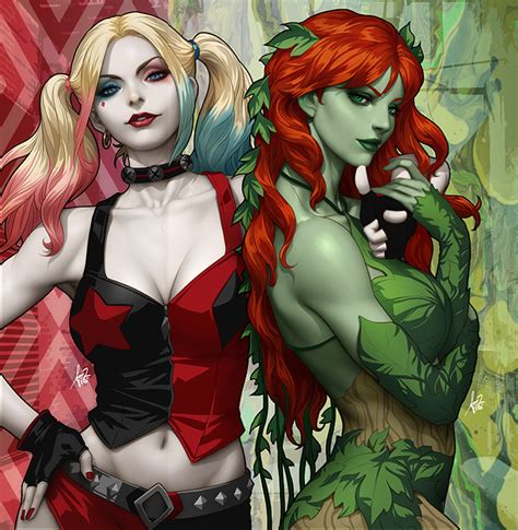 [cover] Harley Quinn Poison Ivy 1 Variant By Stanley Lau