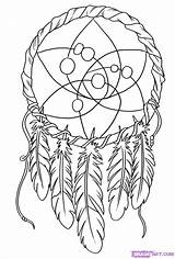 Dream Coloring Catcher Dreamcatcher Pages Drawing Native Catchers American Draw Step Drawings Tattoo Printable Color Adult Colouring Kids Print Easy sketch template