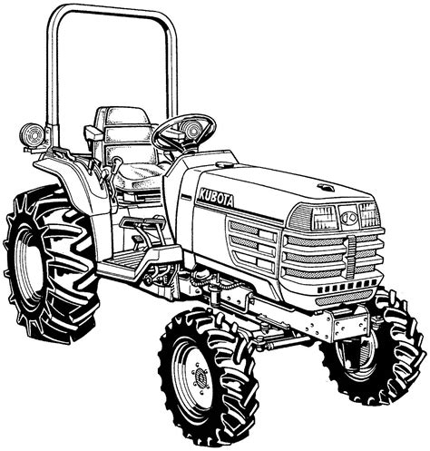kubota    tractors workshop manual