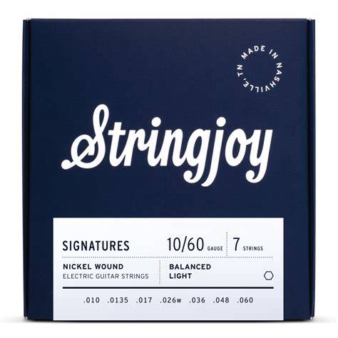 stringjoy signatures  string balanced light gauge   nickel