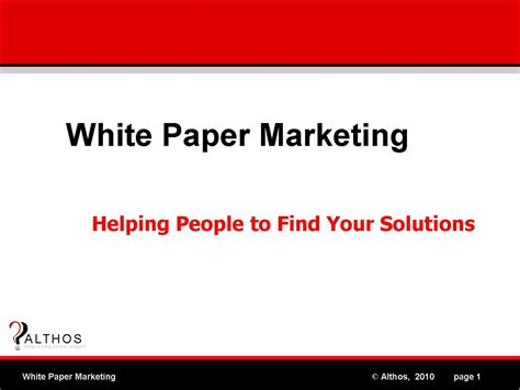 white paper marketing white paper marketing