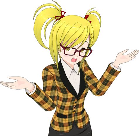 Cartoon Girl Blonde Anime Girl Vector Clipart Image Photo Png Blonde