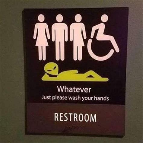hilarious  clever bathroom signs small joys