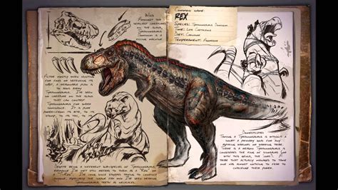 ark survival evolved tyrannosaurus dominus sounds youtube