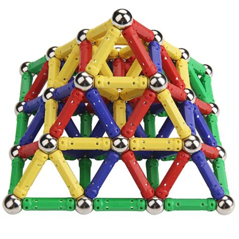 magnetic stick metal balls building blocks construction toys  kids