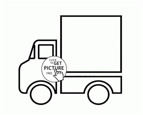 truck coloring page  preschoolers transportation coloring pages