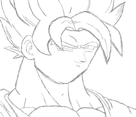 How To Draw Goku Ssj In Ms Paint Step 2 Dragon Ball Z