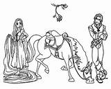 Maximus Tangled Coloring Pages Dessin Cheval Getcolorings Getdrawings sketch template