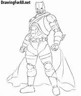 Batman Armored Drawingforall Ayvazyan Stepan sketch template