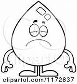 Water Drop Coloring Clipart Happy Mascot Cartoon Depressed Sick Thoman Cory Vector Outlined Sad Royalty Surprised Rf Illustrations Clipartof 2021 sketch template