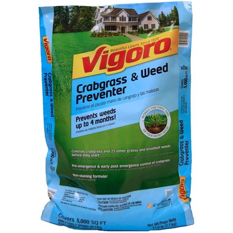 vigoro  sq ft crabgrass preventer    home depot
