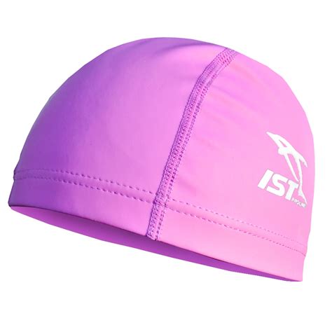 Ist Swim Cap Soft Stretchy Material For Swimming Pink