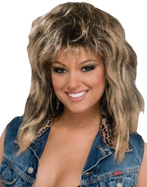 80 s groupie wig adult brown rock diva costume wig ebay