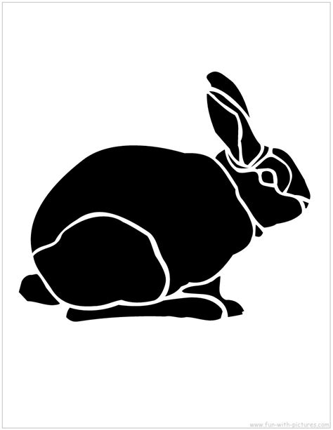 images  bunny silhouettes stencils printable bunny rabbit