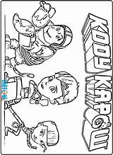 Kody Kapow Cartoni Colora Cartone Animato Personaggi Cui Salvato sketch template