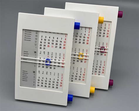 kalender met draaiknop bureaukalendershop