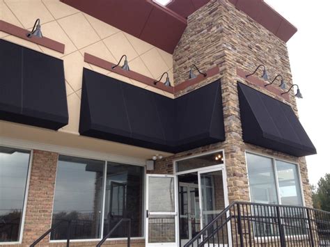 commercial store front awnings gallery kreiders canvas service