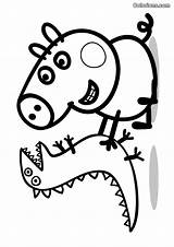 Pig Peppa Wutz Coloriage Colorions Birthday Trickfilmfiguren Impressions Crafts Malvorlage sketch template