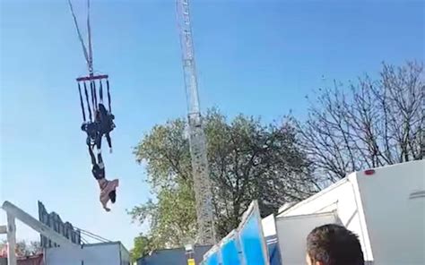 Horrific Footage Shows Girl Nearly Get Decapitated On Broken Fairground