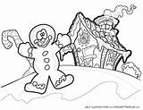 Coloring Pages Gingerbread House Man Christmas Printable Kids Candyland Story Girl Book Boy Candy Drawing Ginger Clipart Bread Color Cookie sketch template