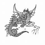 Draken Draak Chinesischer Drache Ausmalbilder Grote Staart Lange Enge Deze Mooie sketch template