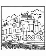 Coloring Train Pages Trains Diesel Railroad Engine Freight Sheets Kids Color Adults Little Colouring Printable Steam Bullet Could Print Railroads sketch template
