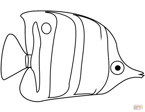 angelfish coloring page  printable coloring pages fish coloring