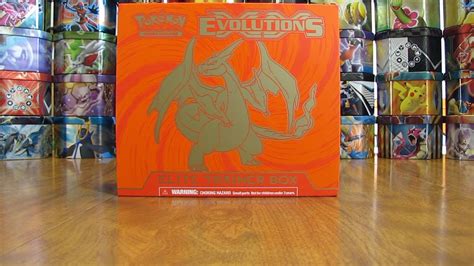 pokemon evolutions elite trainer box opening youtube