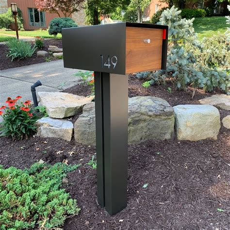 Modern Mailbox Post 6 Square With Images Modern