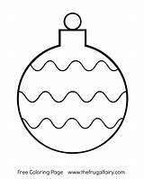Coloring Christmas Ornament Printable Ornaments Pages Ball Light Tree Bulb Kids Simple Bulbs Drawing Color Sheets Getcolorings Getdrawings Inspiration Trendy sketch template