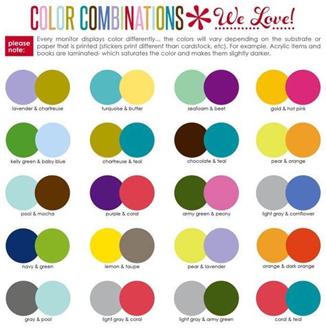 colour combinations google search