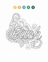 Color Adults Number Adult Coloring Pages Words Numbers Printable Printables Sold Etsy sketch template