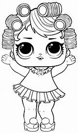 Lol Coloring Dolls Pages Cute Kids sketch template