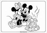 Mickey Campfire Mouse Colorat Planse Copii Tudodesenhos Coloringoo Sfatulparintilor sketch template