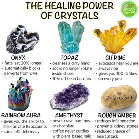 healing power  crystals totally vegan buzz