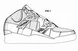 Coloring Pages Huarache Shoes Template sketch template