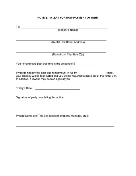 roommate eviction notice template