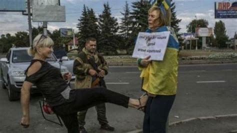 ukraine activist relives humiliation horrors bbc news