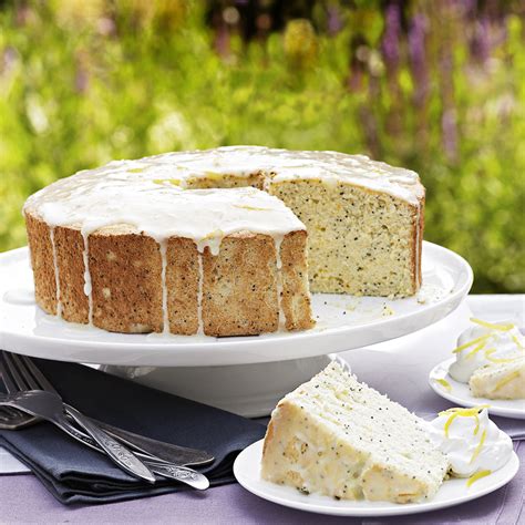 lemon poppy seed angel cake recipe eatingwell
