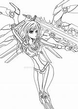 Kayle Legends League Coloring Designlooter Aether Wing Skin 5kb sketch template