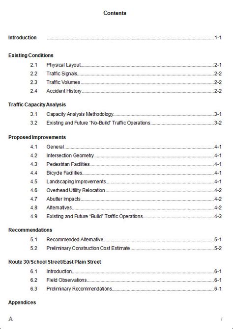 table  content templates  word excel sample templates