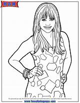 Coloring Pages Miley Cyrus Colouring Comments Popular Coloringhome sketch template