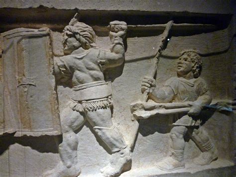 amiternum gladiator relief roman sculpture ancient rome