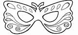 Maschere Carnevale Farfalla Ornamenti Maschera Adulti Facili Lavoretti sketch template