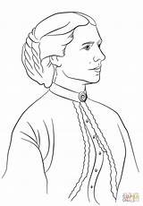 Clara Barton Coloring Printable Keller Helen Pages Drawing Color People Famous Drawings Print Coloringhome Historical Supercoloring Styles Sketch Visit Printables sketch template