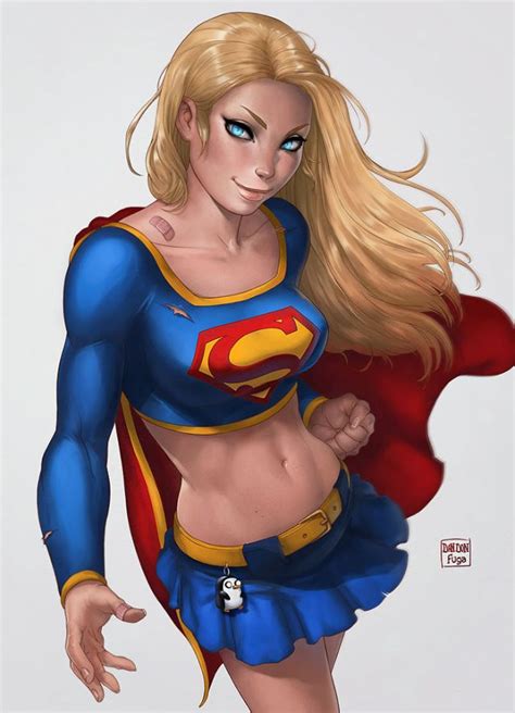 Beautiful Pinup Art Supergirl Porn Pics Compilation Superheroes