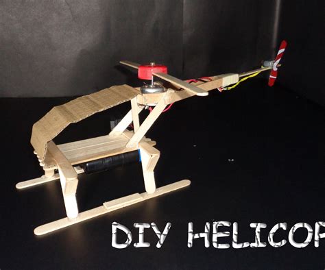 popsicle stick helicopter  steps instructables