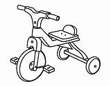 Triciclo Tricycle Infante Tricycles Infantiles Pintar Colorier Jogos Tricicli Coloritou Acolore Chico Dibuixos Tricicle sketch template