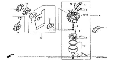 honda gcv pressure washer carburetor diagram reviewmotorsco