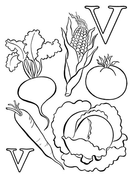 printable pictures  vegetables